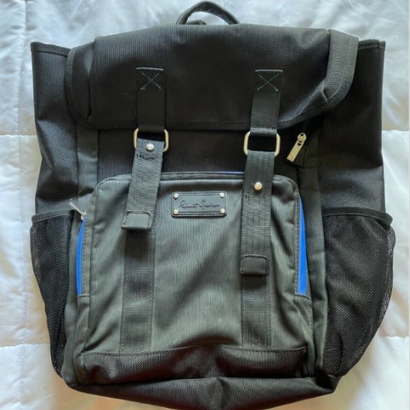 Robert Graham Backpack Knowledge Wisdom Truth Unisex Black And Blue - Picture 1 of 7